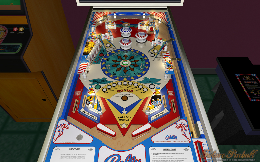 freedom playfield